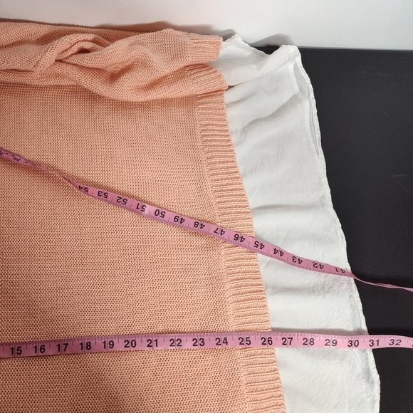 Torrid Oversized Peach Knit Scoop Neck Sweater size 4X - Picture 9 of 9